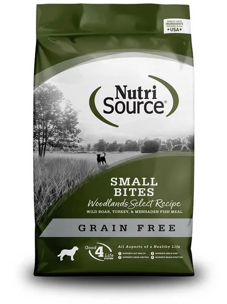 15 Lb Nutrisource Grain Free Woodlands Select Small Bites - Treat